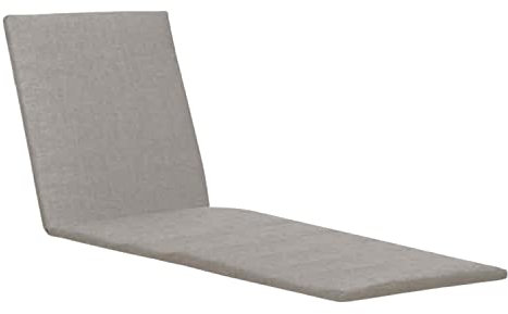 KETTtex EXKLUSIV Auflage Liege Taupe I Gartenliege Polster 200x60x4cm I KTH2 Liegenauflage weich & hautfreundlich I robuste Liege-Auflage I pflegeleichtes Liegekissen I Dessin 8866