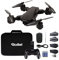 Rollei Fly 60 Combo Drohne, WiFi-Live-Bild Übertragung, 6-Achsen Gyroskop, lange Flugzeit, App Steuerung und inkl. Fernbedienung