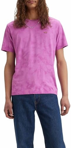 Levi's Ss Original Housemark Tee, Maglietta Uomo, Full Coverage Iris Orchid, S