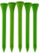 TH Golf Bambus-Golf-Tees, 70 mm, 50 und 100 Stück, mehrere Farboptionen, umweltfreundlich, nachhaltig, langlebig, Bambus-Golf-Tees (100, Neongrün)