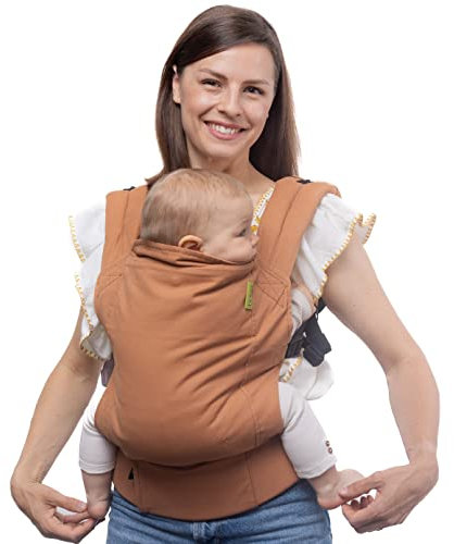 Boba Porte-bébé Classic Carrier - Sac à dos - Portez votre enfant sur le ventre et le dos, pour les bébés de 3 kg aux tout-petits jusqu'à 20 kg (Fox)