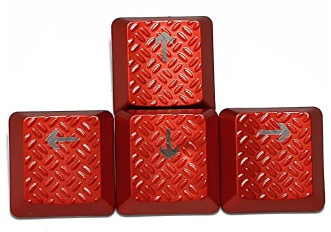 Lot de 4 capuchons de touches de jeu en ABS durable - Profil OEM antidérapant - Translucide pour touches G913 G915 G813 G815 Texture Keycaps