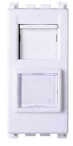 1 Pezzo Connettore Rete Presa Dati RJ45 CAT6, Compatibile Con Vimar Arkè, Colore Bianco