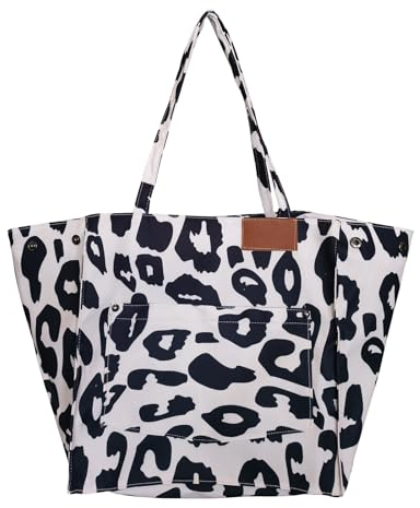 Yooamz Handtasche Damen Groß Shopper Tasche Damen Umhängetasche Damen Schultertasche Lässige Tote Bag für Alltag, Büro, Schulausflug und Einkauf (Rosa)