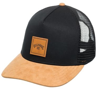 Billabong Homme Stacked Trucker Casquette Newsie, Black/Tan, Taille Unique EU