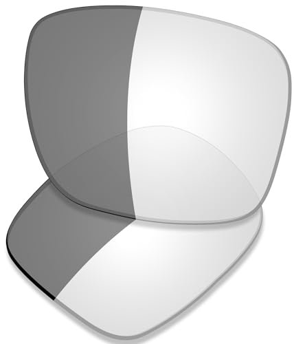 Saucer Verres de rechange pour lunettes de soleil Oakley Jupiter Squared LX OO2040, Activation photochromique non polarisée, taille unique