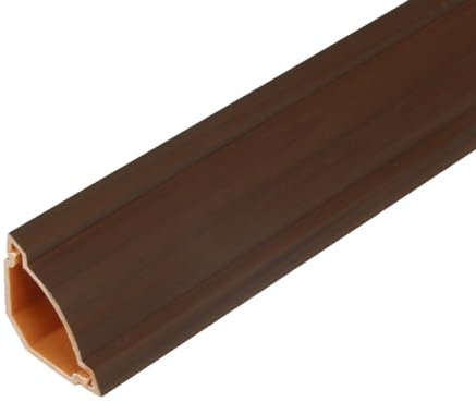 UZAMIRLEX Cable Cover,ground Cable Protectionconduit Trunking,wire Hider For Cables Corner,Cable Duct,For Under Office Desks,TV Cabinets,conference Room Tables(Dark Brown)