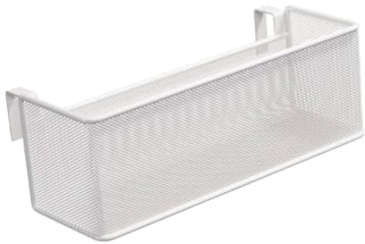 Colcolo Hängender Aufbewahrungskorb für Nachttisch, Hängekorb, Metallregal für Etagenbetten im Schlafsaal, Krankenhausbetten – Schlafzimmerutensilien für Zeitschriften, Fernbedienungen, Mobiltelefone