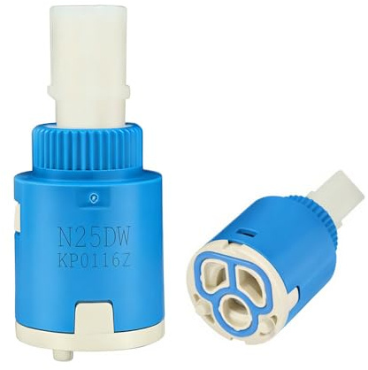 Cartuccia in ceramica da 25 mm, cartuccia di ricambio per miscelatori monocomando, bagno e cucina