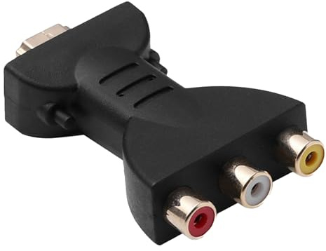Convertisseur HDMI vers RCA - Adaptateur AV vers HDMI - 1080P - Mini convertisseur audio vidéo composite - Adaptateur HDMI vers AV - Pour téléviseur HD - Interface rouge, blanc, jaune