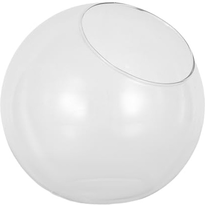 TEMPNAP Botella Decorativa de Vidrio Transparente 15 Cm, Mini Botella de Terrario para Micropaisajes DIY, Recipiente para Plantas, Decoración de Hogar y Oficina