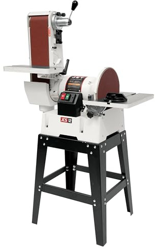JET 6 x 48 Belt & 12 Disc Sander, Open Stand, 1-1/2 HP, 115/230V 1Ph (JSG-6DCK)