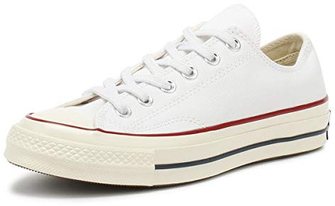 Converse Unisex Taylor Chuck 70 Ox Sneakers, Mehrfarbig (White/Garnet/Egret 102), 44.5 EU