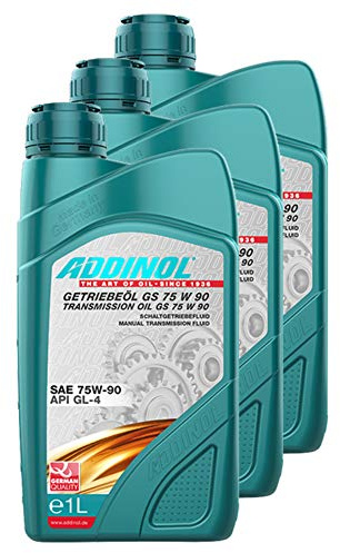3X Addinol Getriebeöl Gear Transmission Oil Fluid Lubricant 75W-90 Gs 75 W 90 1L 74200707