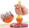 AEX Meat Tenderizer Stainless Steel Needle Tool, Used for Kitchen Cooking of Chicken Breast Steak, Pork, Chicken, Fish, Beef Meat Tender Tool (Yellow)
