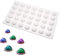 moule silicone dessert, moules En Silicone pour Glace Chocolat Pâtisserie Dessert, 35 Trous Forme de petits demi-cercles