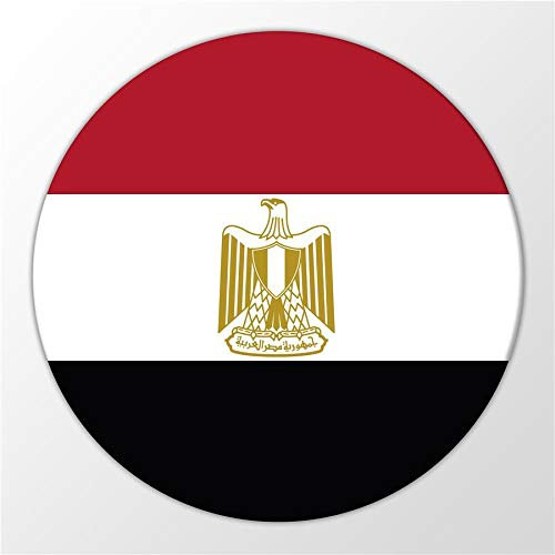 Huuraa Magnet Ägypten Flagge Geschenk Kühlschrankmagnet 59mm Kühlschrankmagnet Flaschenöffner Ägypten Flagge Geschenkidee