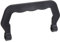 Balacoo 10pcs Plastic Cage Handle Replacement Handle for Pet Carrier for Outdoor Travel Pet Cage Carrier (Black)