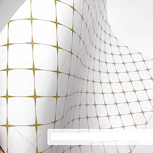 Papel pintado autoadhesivo, pegatinas para muebles, pegatinas de pared, para habitación de niños, sala de estar, dormitorio, adhesivo de vinilo para despegar y pegar 250 x 40 cm, papel tapiz blanco y