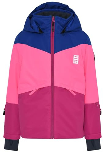 LEGO Wear Unisex Wear Mädchen Skijacke Winterjacke 5.000 Wassersäule Atmungsaktiv Lwjested 708 Regenjacke, 472, 116 EU