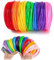 Filamento Penna 3D, 3D Penna Filamento Ricarica PLA, Penna 3d Ricariche per Penna 3D in PLA, Filamento PLA per penna 3D Diametro 1,75mm, 10Colori (Colore Casuale) Lunghezza Totale 50M
