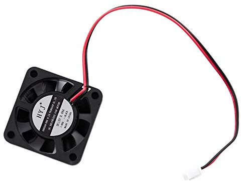 Wresetly 12V 0.1A 2 PC Boitier Refroidisseur CPU Ventilateur de Refroidissement 40mm x 40mm x 10mm