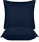 Utopia Bedding KopfKissen (2er Set), 60 x 60 cm Schlafkissen, Atmungsaktiv et Weich Kissen (Marineblau)