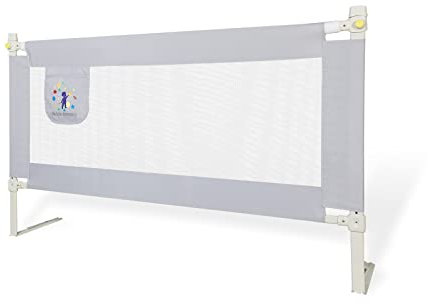 CCLIFE Bettgitter Rausfallschutz Bett Bettschutzgitter Bettschutzgitter 150 cm Anti-Fall für Baby Kinder Babybettgitter Kinderbettgitter Sicherheitsschutz