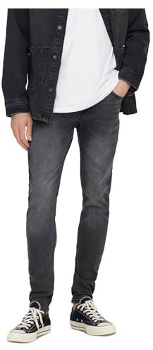 Only & Sons Male Slim Fit Jeans ONSLOOM Mittlere Taille Slim Fit Jeans