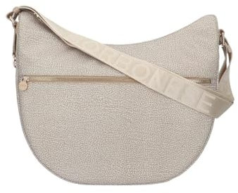 Borbonese LUNA BAG MEDIUM beige C75 SABBIA 38x35x15