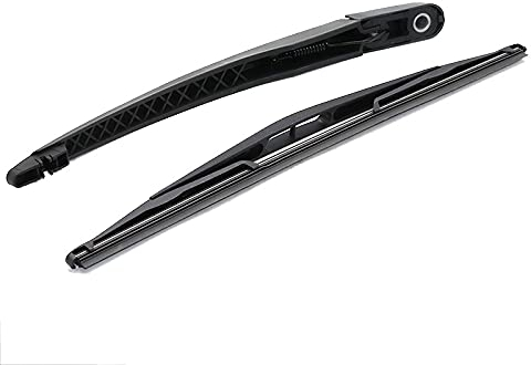HBZYD Heckscheibe Scheibenwischer Arm & Blatt,Passt für DACIA Sandero 2008 2009 2010 2011 2012 16 Hinten Wischerarm Scheibenwischer Set