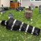 Neusky Halloween Gruselige Aufblasbarer Leichensack mit Hanfseil, Klebeband, Luftpumpe,Lebensgroßer Körper zum Aufblasen als Halloween Deko