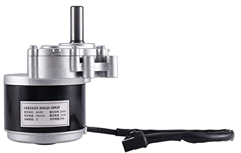 Zunedhys 250 W 24 V 120 Min BüRstenmotor mit Niedriger Geschwindigkeit, 44 Mm LäNgerer Schaft, Schaftdurchmesser 17 Mm, Rollstuhl Verwendeter DC-Getriebe-BüRstenmotor