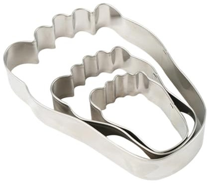 DUNSBY Ausstecher 3 Stück Keksausstecher, Füße, Form, DIY, Kekse, Schokolade, Backformen, Zuckerfertigkeit, Backen, Kuchen, Dekorationswerkzeuge