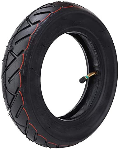 TEmkin 10 x 2,5 Vorder-/Hinterreifen für Roller, solides Rad mit aufblasbarem Schlauch, Ersatz für 10-Zoll-Elektroroller-Skateboard-Ersatz-Ersatzreifen