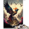 Puzzles für Erwachsene für Erwachsene, 1000-teilige Puzzles, Phoenix-Holzpuzzles für Erwachsene, Kinder, Familienspaß, Puzzles, Größe: 50 x 75 cm