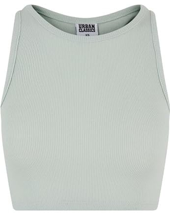 Urban Classics Women's Tb1498-ladies Cropped Rib Top Undershirt, Frostmint, XS
