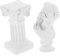 Zerodeko 1 Set Harz Römische Säule Griechische Statue Elegante Dekorative Skulptur für Home Office