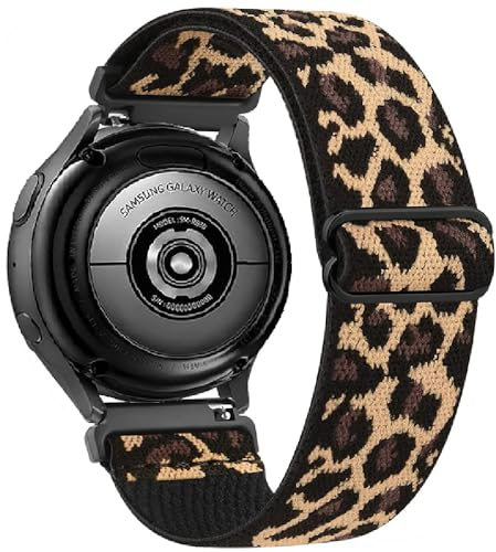 Elastisch Nylon Ersatzarmband für Garmin Venu 2S/Vivomove 3S/Vivoactive 4S, Forerunner 255S/265S, 18mm Sport Armbänder Uhrenarmband, Armband für Huawei Watch GT 5 Pro 42mm/GT 5/GT 4 41mm