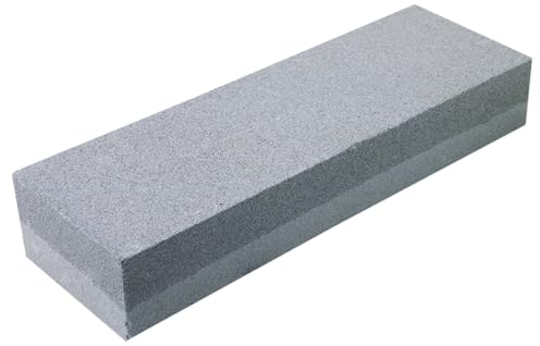 NEO TOOLS Piedra de afilar para afilar cuchillos, piedra de afilar, piedra de afilar, piedra de afilar, tijeras de jardín, piedra de afilar, 150 x 50 x 25 mm, grano 100/200