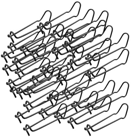 F Fityle 50Pcs Pflanzen Reben Stakes Clips Gemüse Spalier Clips Befestigung Stecker für Tomaten Reben, für 11mm