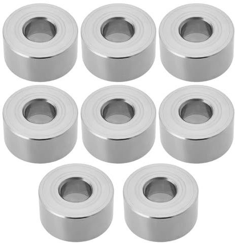 OTOTEC 8 Pièces Manchon D'espacement en Acier Inoxydable 304 M8 Joint de Bague Non Fileté IDxOD 8,2x20mm Hauteur 10mm pour équipements Mécaniques Et Appareils Métalliques