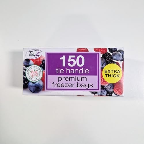 Tidy 150 Tie Handle Premium Freezer Bags Extra Thick (1)