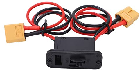 Alomejor RC EIN Aus Schalter XT60 Stecker Fernbedienung Spielzeug Power Batterie Aus Schalter mit Silikon Draht 18AWG für RC Auto Flugzeug Modell