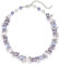 Bulinlin Perlen Kette Damen Perlen Statement Choker Kette Boho Bunt Modeschmuck Geburtstag Geschenke für Frauen(Purple)