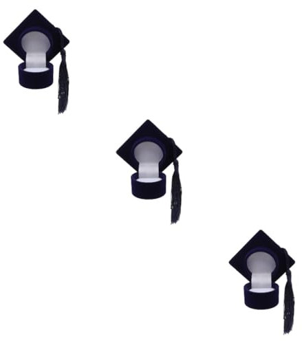 SAFIGLE 3stücke Flocking Box Für Und Verlobung Kleine Schmuckschatulle Für Und Ohrringe Langlebiges Und Design Für Und Besondere Anlässe