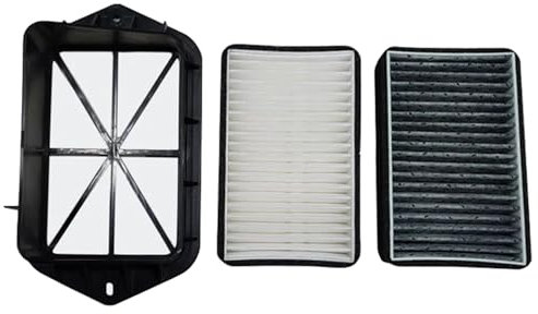 Rufutle Auto Innenraumfilter für VW Beetle Sharan Tiguan, für Audi Q3 8U, für Seat Alhambra, Auto-Außenluftfilter 5N0815479A/5N0815479B