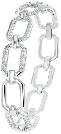 Joop! Halskette aus 925 Sterling Silber für Damen, Halsschmuck, teilw. mit Schmuckstein, Silber 925 rhodiniert, Kommt in passender Schmuckbox