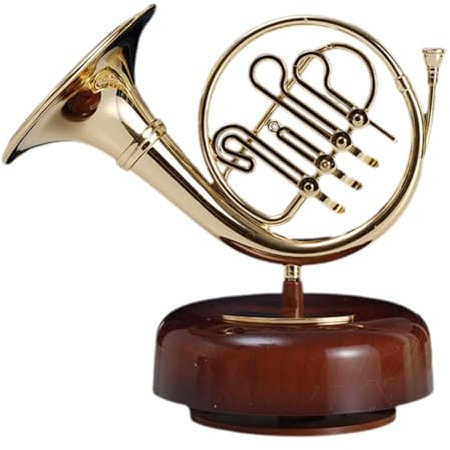 Sefdrert Französisches Horn Klassische Instrumente Pipa Spieluhr Zuhause Wein Schrank Dekorationen Violine Gitarre Oktavbox Heimdekoration