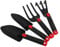 Happyyami 1 Satz Gartenwerkzeug-Set Gartenzubehör Gartengeräte Sukkulenten-Erde-Werkzeug Mini- Gartenwerkzeugsatz Handpflanzwerkzeuge Grabegabel Für Den Garten Pflanzkelle Sport Black